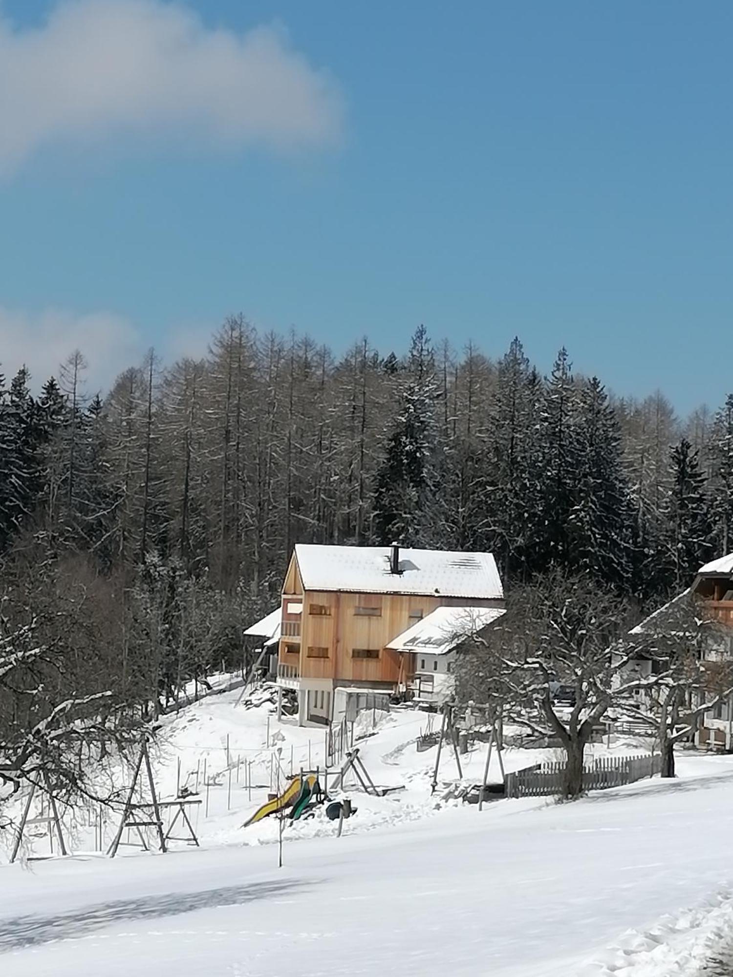 Holzhaus "Zum Schwarz'N" Apartment Aurach am Hongar Екстериор снимка